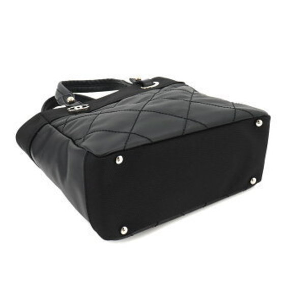 CHANEL Paris Biarritz PM tote bag nylon leather black - Picture 5 of 9